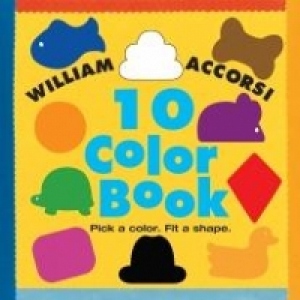 10 Color book - pick a color. Fit a shape