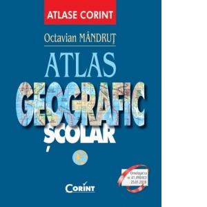 Atlas geografic scolar (coperta albastra)