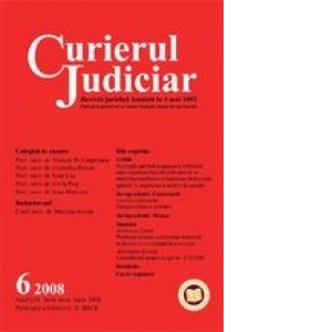 Curierul Judiciar, Nr. 6/2008