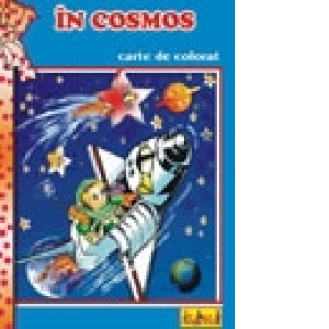 In cosmos (carte de colorat)