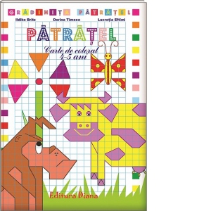 Patratel - Carte de colorat 4-5 ani